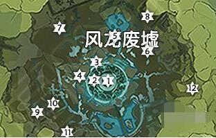 原神风龙废墟风神瞳位置一览 原神风龙废墟风神瞳位置一览