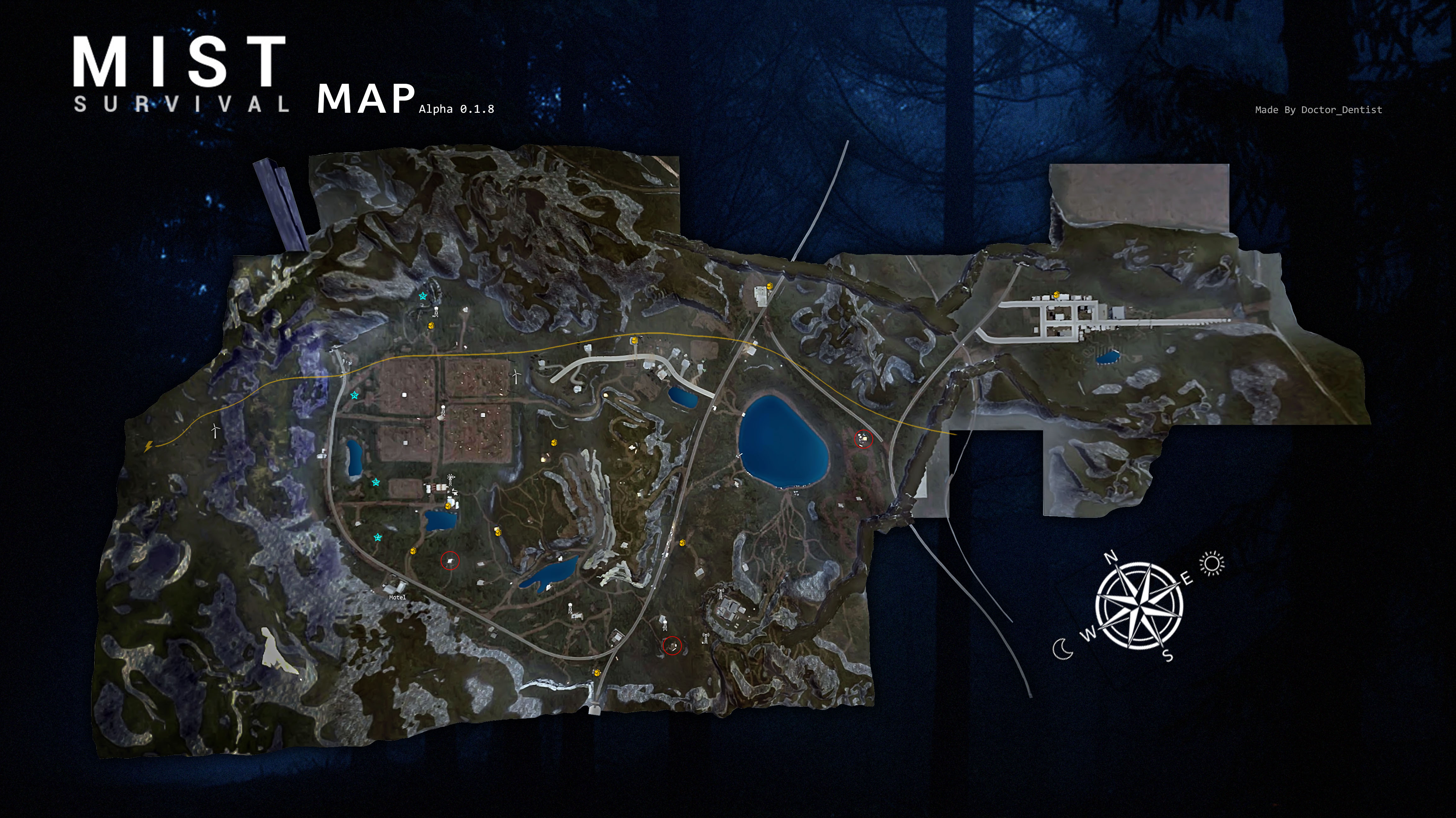 《迷雾生存》游戏地图一览