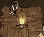 饥荒冬天常见保暖工具简易火堆