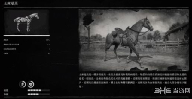 荒野大镖客2土库曼马图片